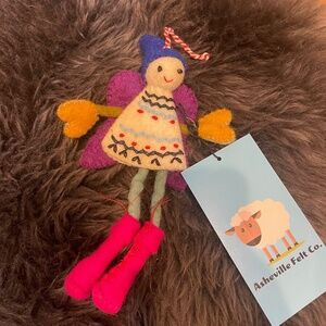 Felt fairy/angel ornament doll